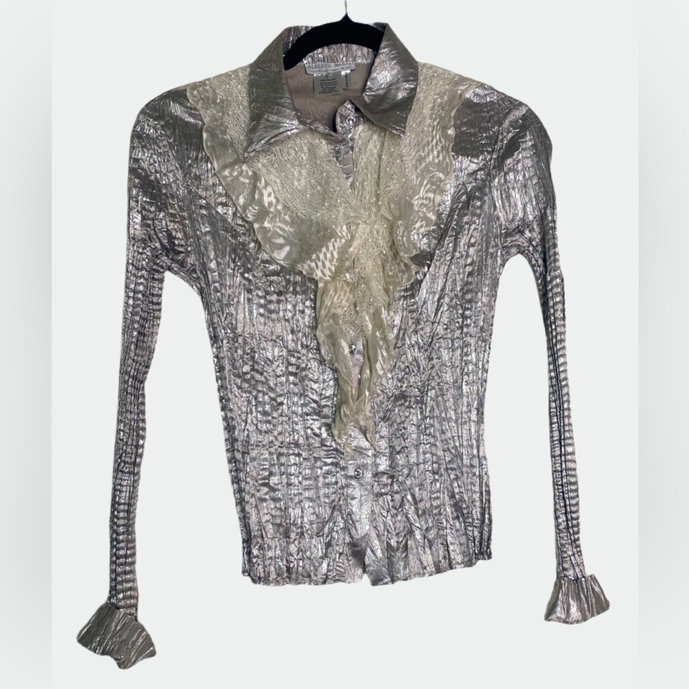 Alberto Makali 90s Silver Top